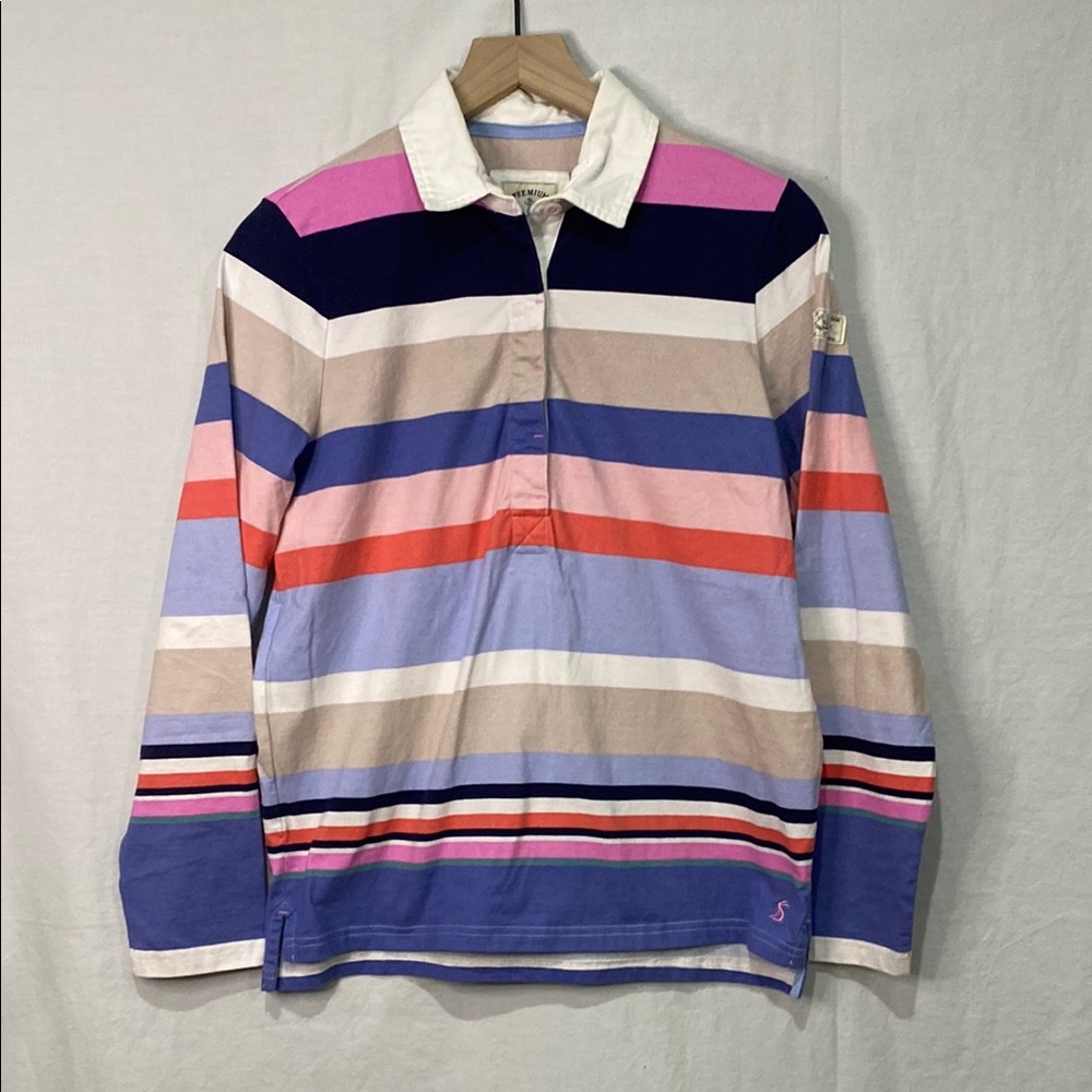 Joules Women's US 6 1/4 button up long sleeve top - Style Amber